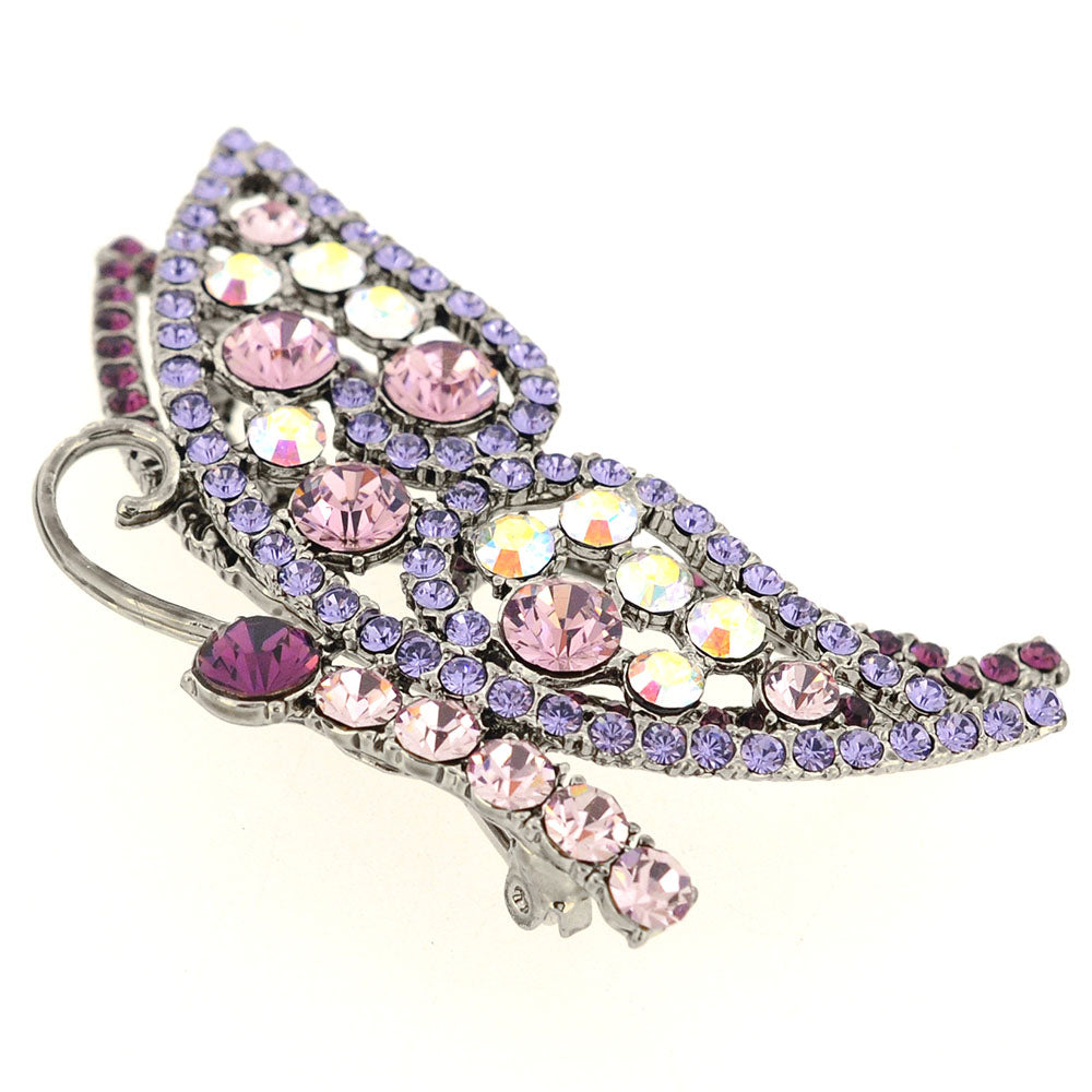 Purple Butterfly Pin Brooch