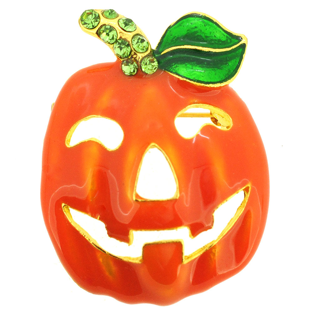 Pumpkin Halloween Brooch Pin And Pendant