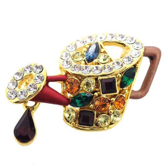 Multicolor Watering Can Pin