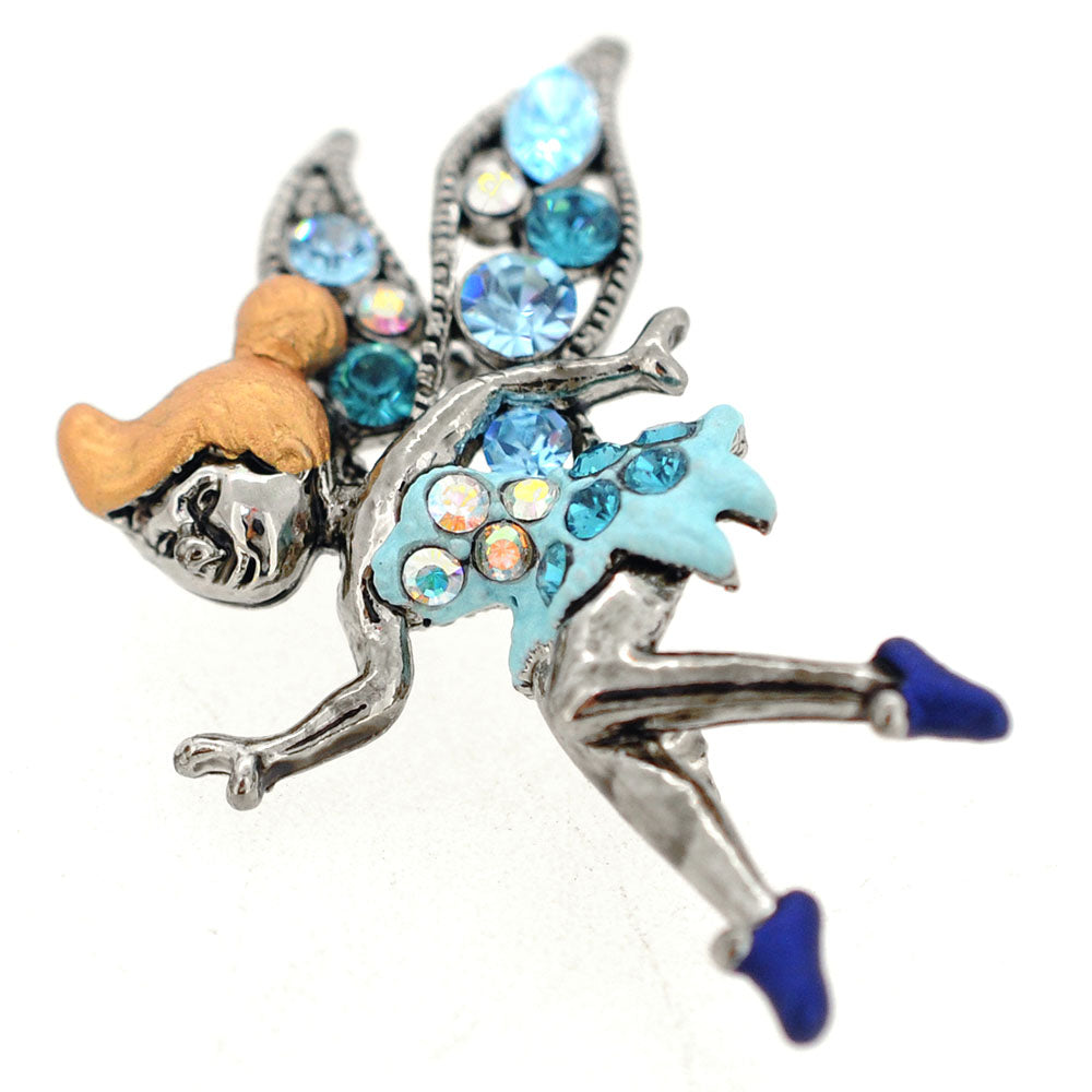 Blue Fairy Pin Brooch