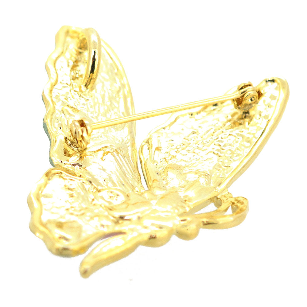 Green Butterfly Pin Brooch And Pendant