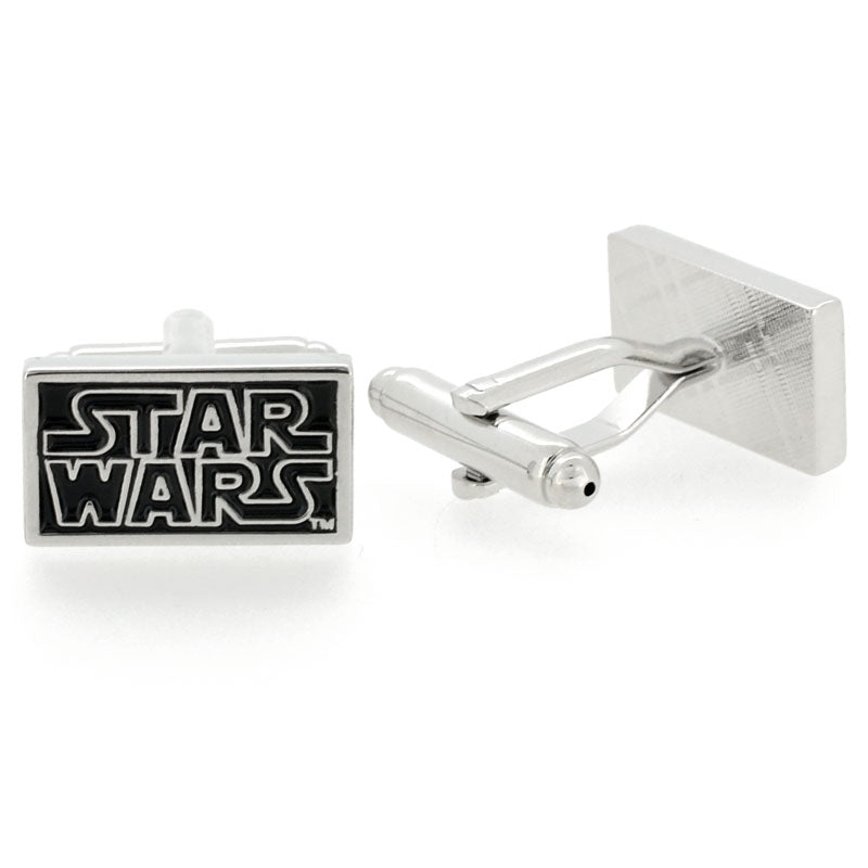Black Star Wars Silver Cufflinks