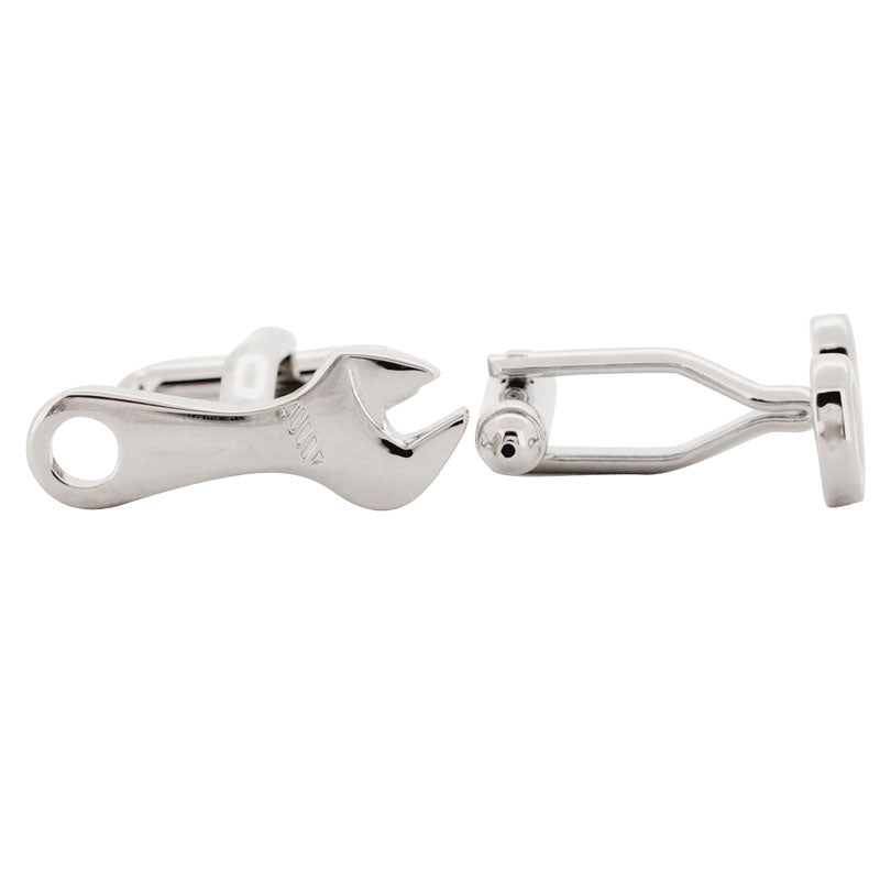 Wrench Cufflinks Silver Cuff-links
