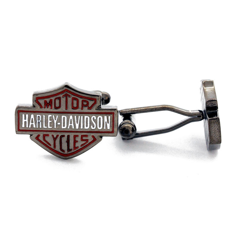 Harley-Davidson Motorcycles Cufflinks Black Cuff-links