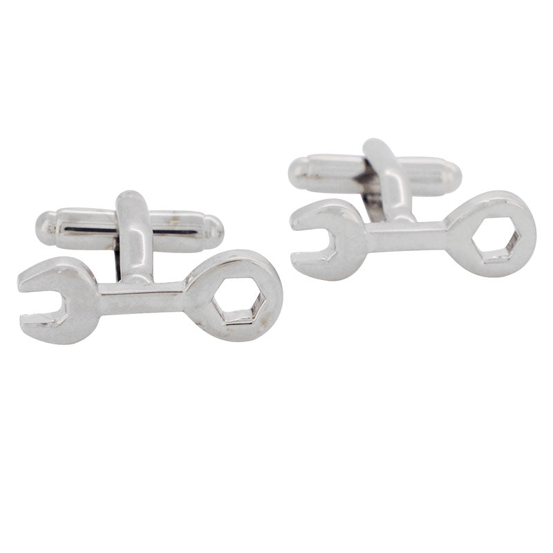 Wrench Cufflinks Silver Cuff-links