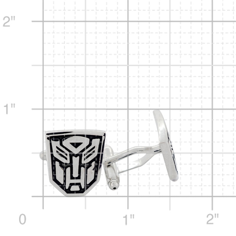 Autobot Silver And BlackTransformer Cufflinks