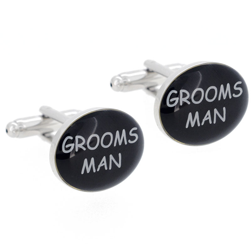 Grooms Man Wedding Cufflinks