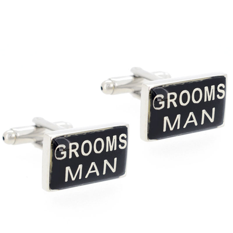 Grooms Man Wedding Cufflinks