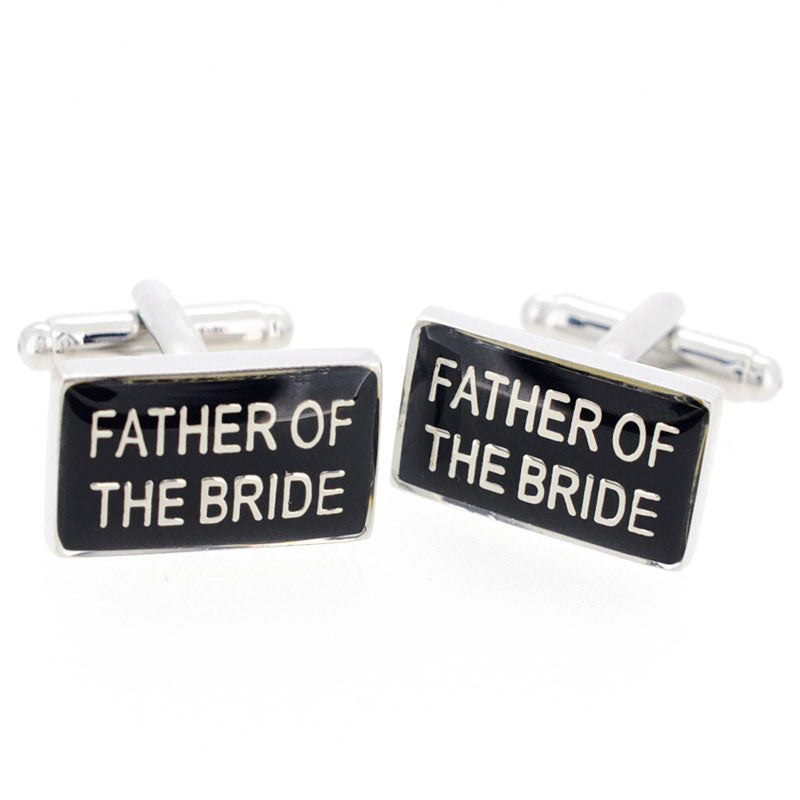 Father Of The Bride Wedding Cufflinks