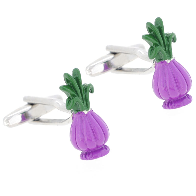 Purple Onion Cufflinks