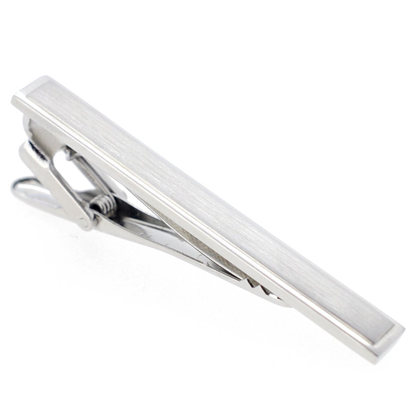Silver Engravable Tie Clip