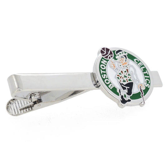 Green And White Boston Celtics Tie Clip