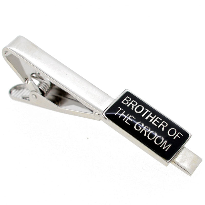 Brother Of The Groom Wedding Tie Clip