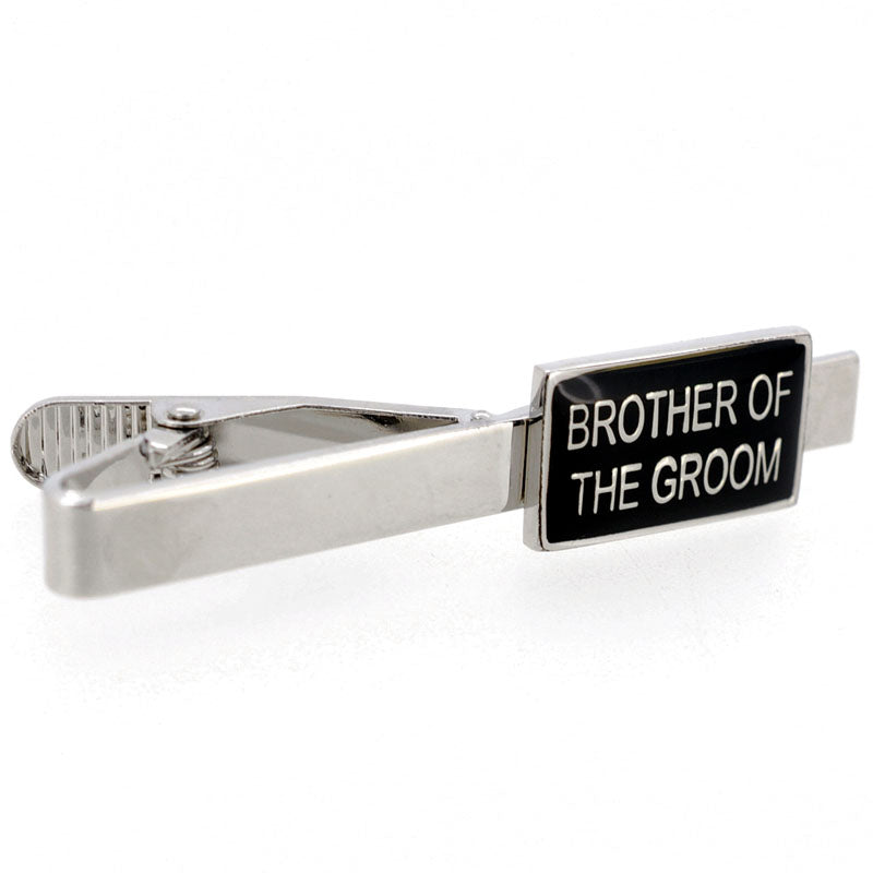Brother Of The Groom Wedding Tie Clip