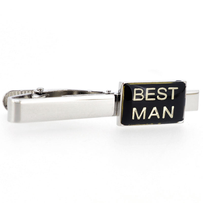 Best Man Wedding Tie Clip