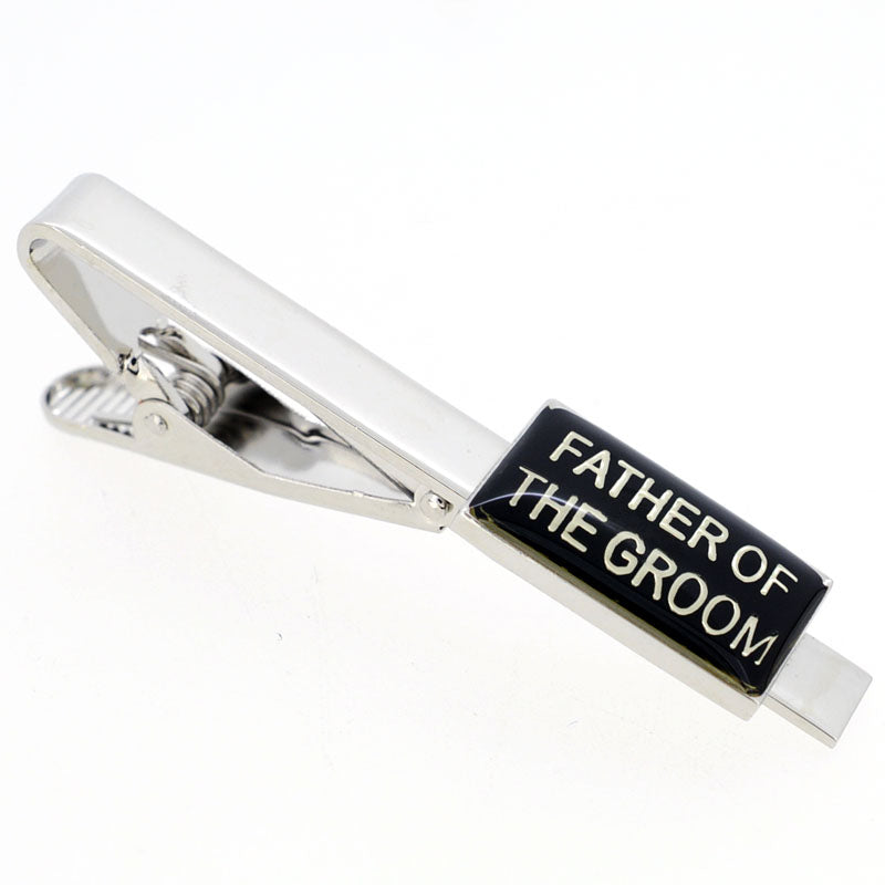 Father Of The Groom Wedding Tie Clip