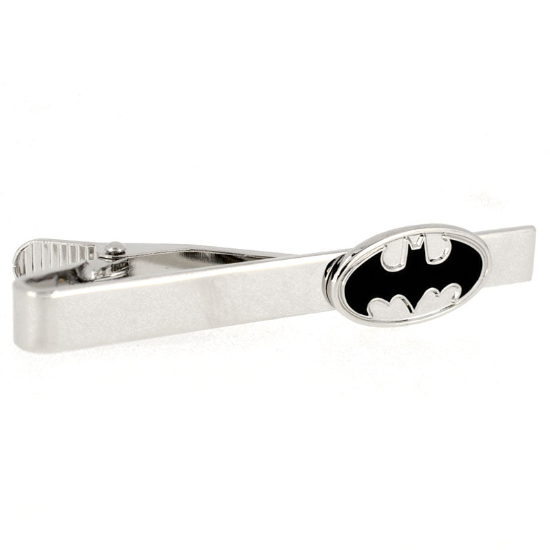 Black and Silver Batman Superhero Tie Clip