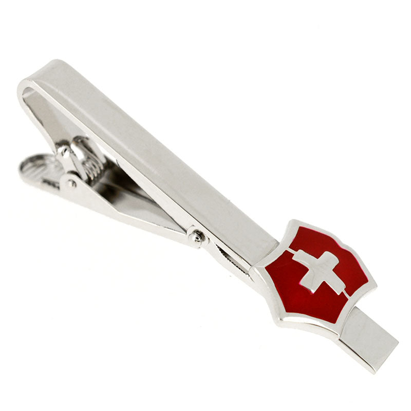 Red Victorinox Swiss Army Tie Clip