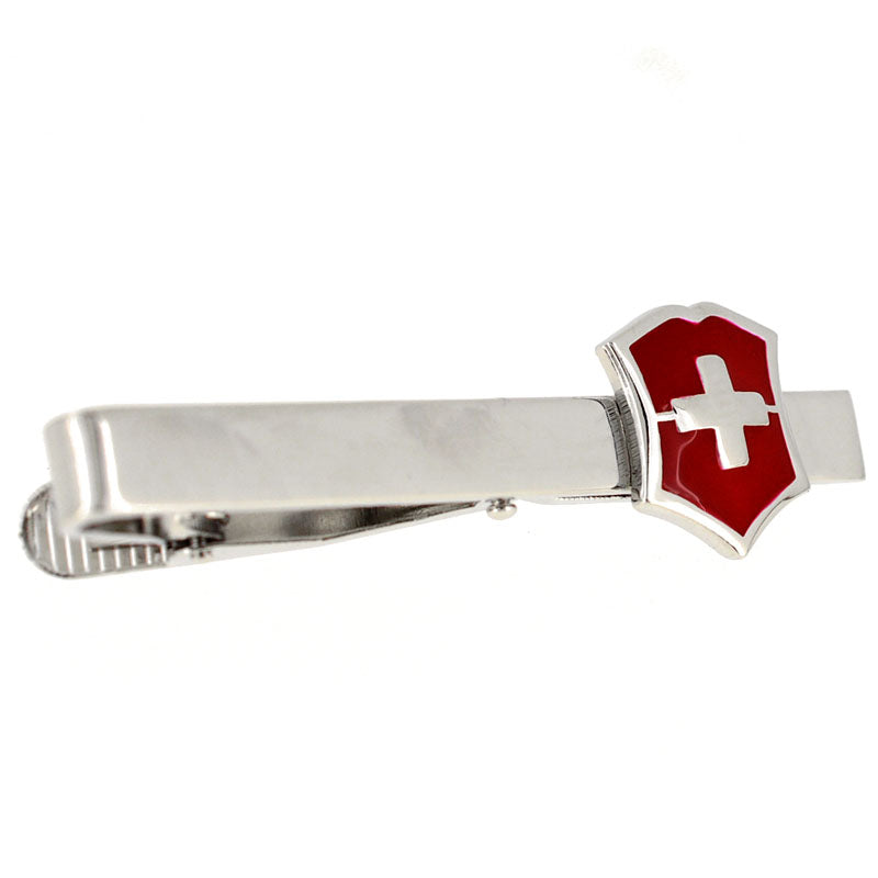 Red Victorinox Swiss Army Tie Clip