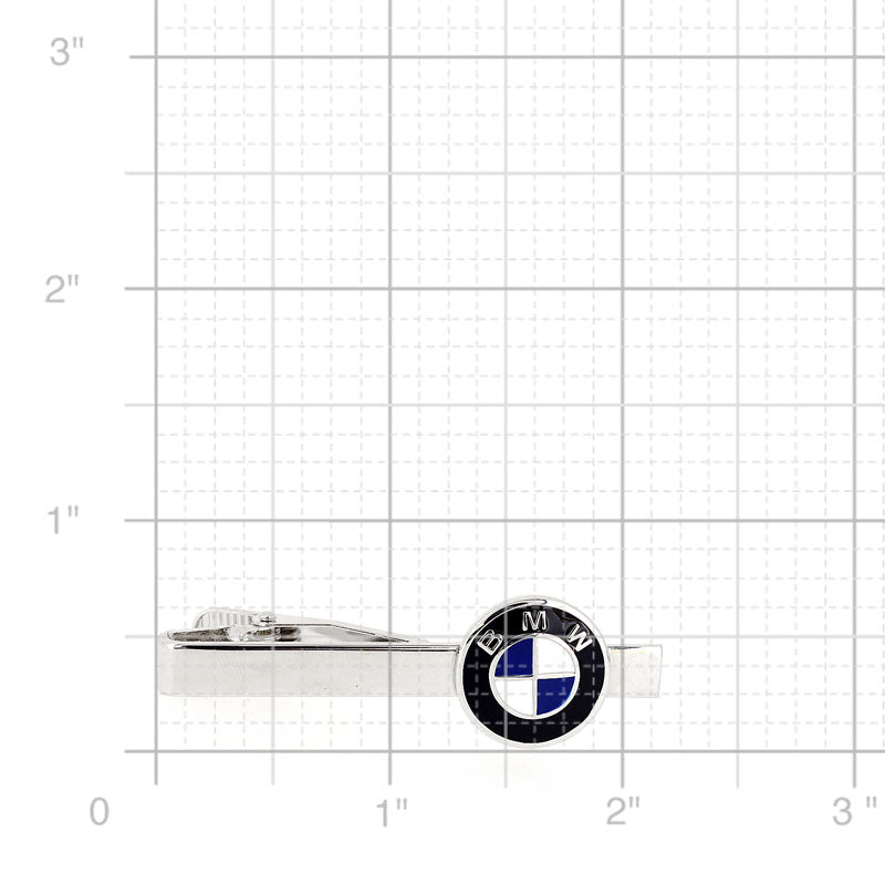 BMW Logo Automotive Car Black And Blue Tie Clip
